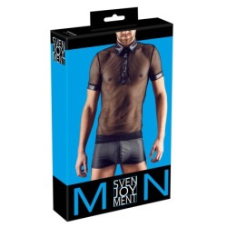 Taille XL  -  T-shirt sexy NET MEN Noir