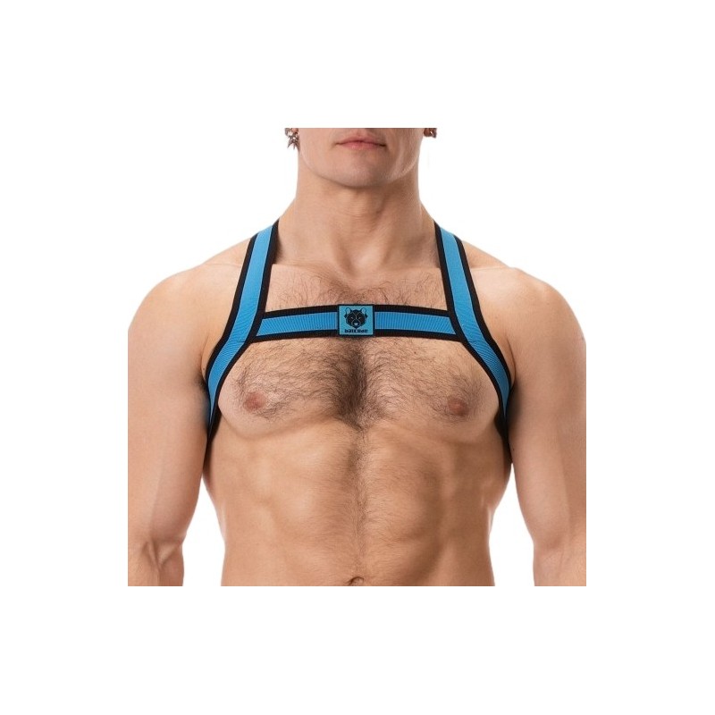 Harnais élastique Colin Bleu
