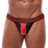 Taille XXL  -  Jockstrap Rulio Noir-Rouge