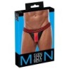 Taille XXL  -  Jockstrap Rulio Noir-Rouge