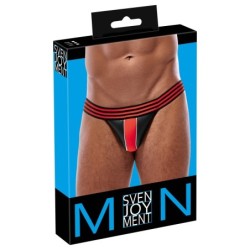 Taille L/XL  -  Jockstrap Rulio Noir-Rouge