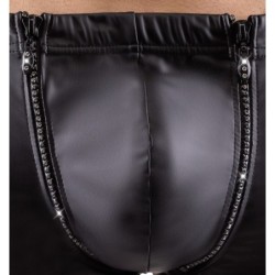 Taille S  -  Boxer Double Zip Doblio Noir