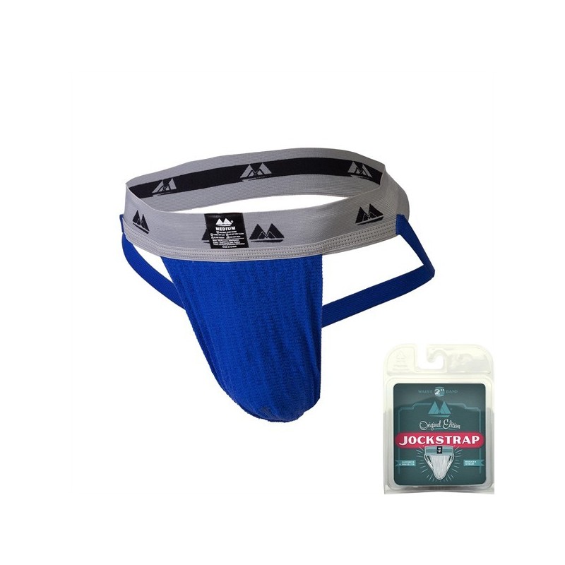 Taille S  -  Jockstrap Original Waist 2 Band Bleu