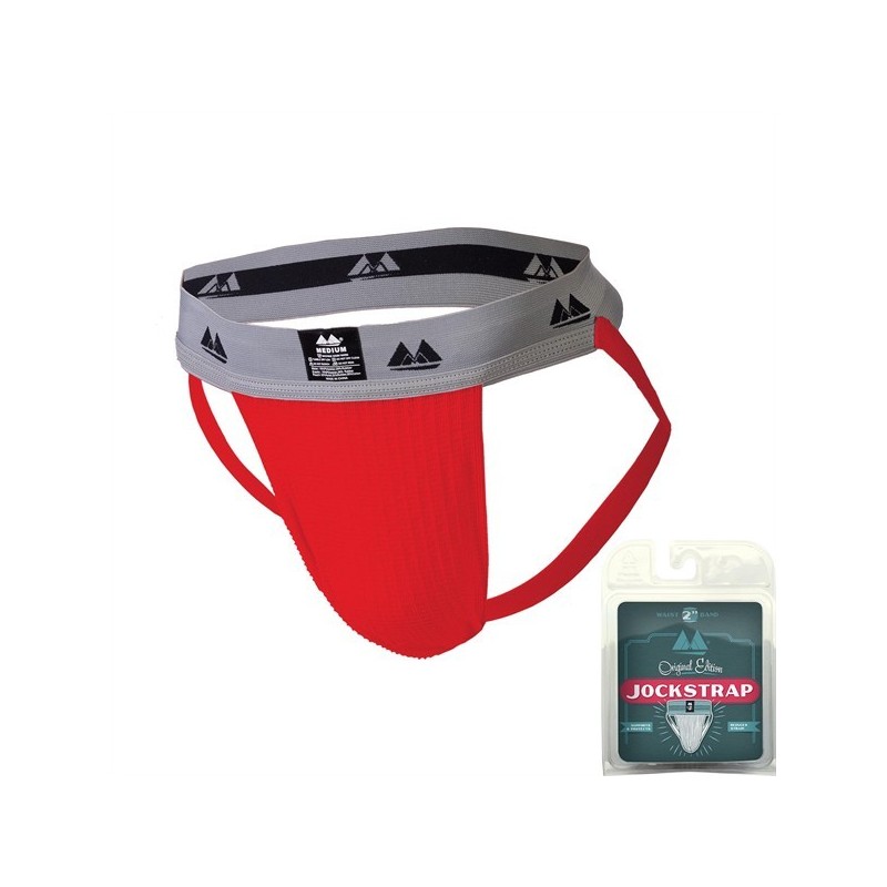 Taille S  -  Jockstrap Original Waist 2 Band Rouge