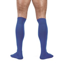 Taille 42-46  -  Chaussettes hautes Foot Socks Bleu