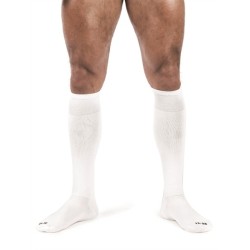 Taille 42-46  -  Chaussettes hautes Foot Socks Blanc