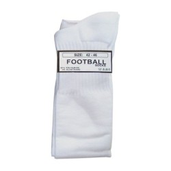 Taille 42-46  -  Chaussettes hautes Foot Socks Blanc
