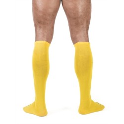Taille 42-46  -  Chaussettes hautes Foot Socks Jaune