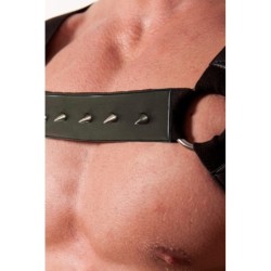Harnais Fetish avec Pics BLACK RUBBER