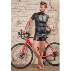 Taille XL  -  T-shirt VEGA Noir-Rouge