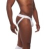 Taille L  -  Lot de 3 Jockstraps Mister B TORONTO Blanc-Noir-Rouge
