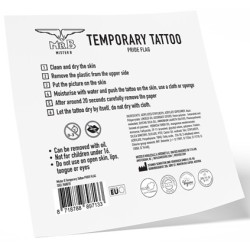 Tatouage éphémère PRIDE FLAG 10 x 10cm