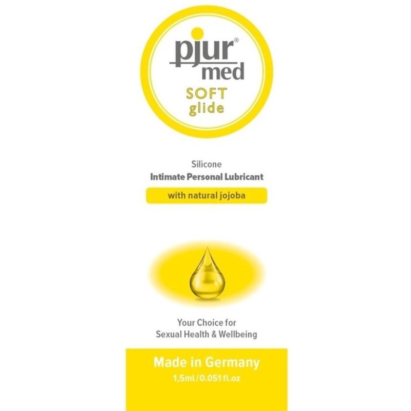 Dosette Lubrifiant Silicone Soft Glide Pjur 1.5ml