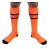 Taille 43-46  -  Chaussettes hautes Urban Football Socks Orange Neon