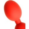 Boules anales en silicone STRETCH EGGS L 47 x 6 cm Rouges