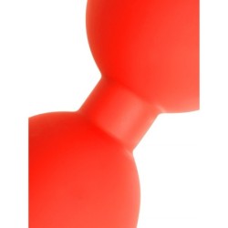 Boules anales en silicone STRETCH EGGS L 47 x 6 cm Rouges