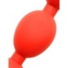 Boules anales en silicone STRETCH EGGS L 47 x 6 cm Rouges
